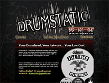 Tablet Screenshot of drumstatic.com